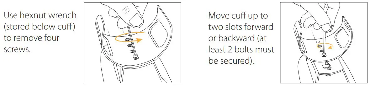 GARRETT 1557400 Axiom Gold Detector User Guide - ADJUSTING ARM CUFF