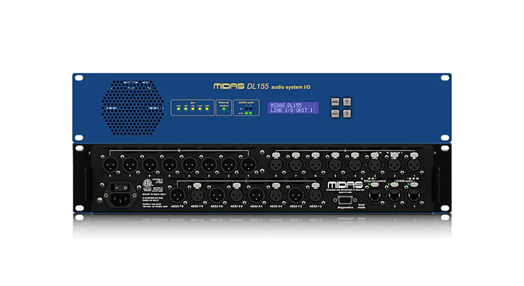 Midas Pro Series Dl155 Fixed Format Input Or Output Unit User Guide