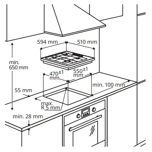 Provision for ventilation