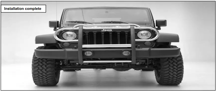 Aries Grill guard --PARTS LIST--Driver side--5