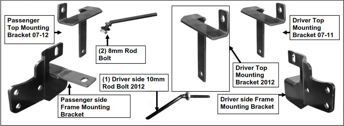 Aries Grill guard --PARTS LIST