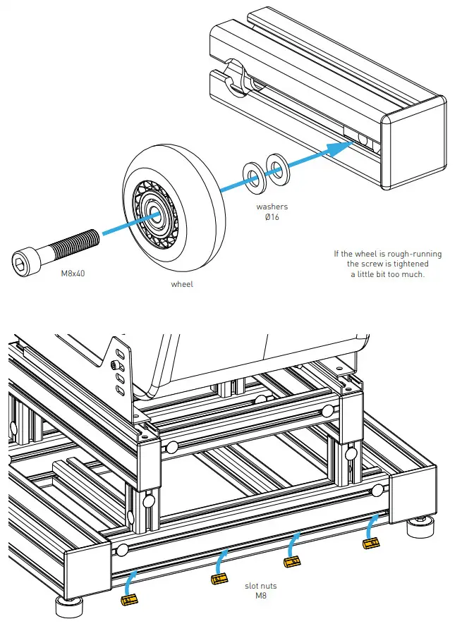 MTS 0286 Lift and Roll Racing Cockpits - ASSEMBLY 2