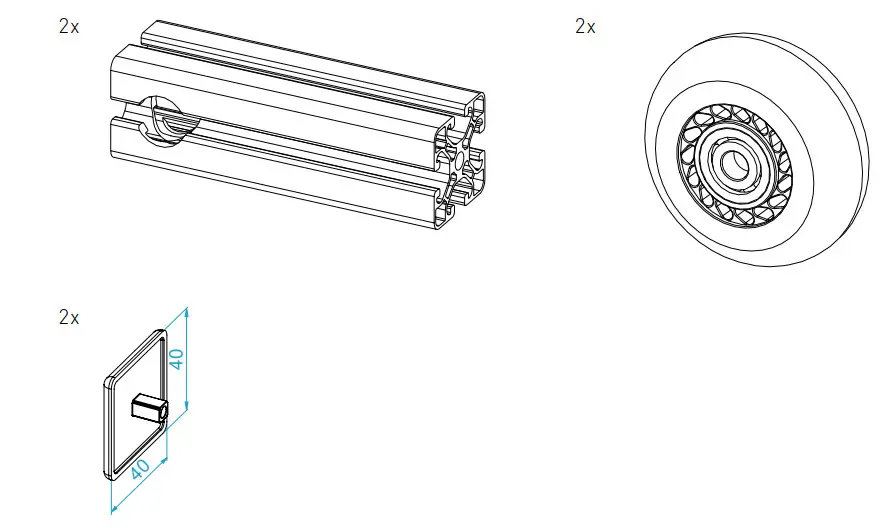 MTS 0286 Lift and Roll Racing Cockpits - PARTS