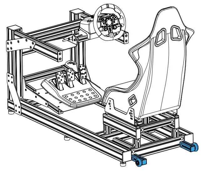 MTS 0286 Lift and Roll Racing Cockpits