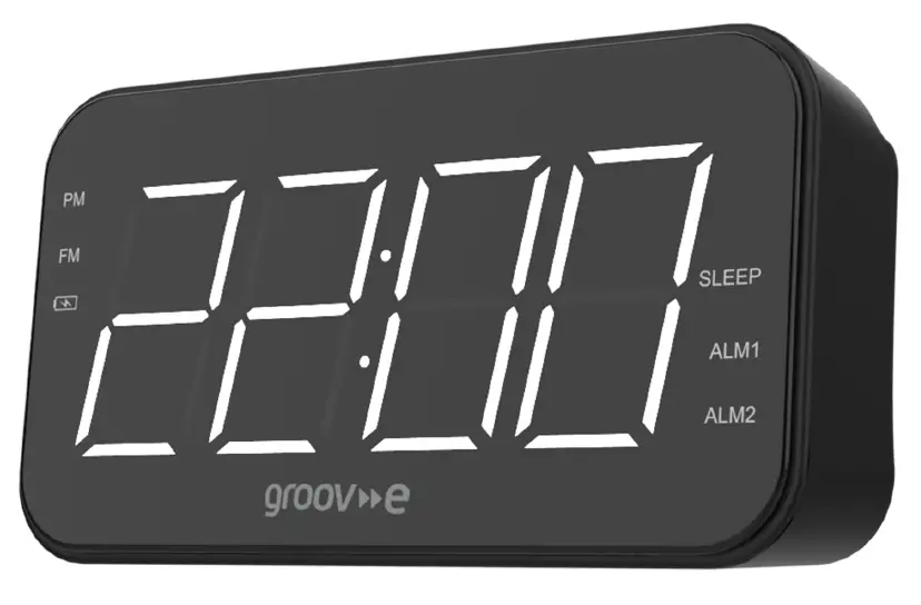 Groove Gv-cr02 Rechargeable Alarm Clock Radio Curve User Guide