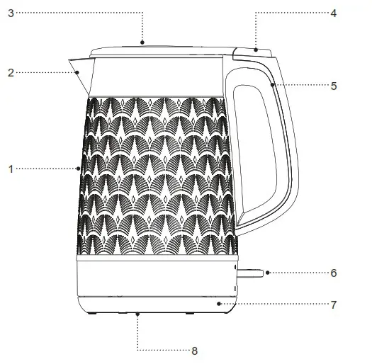 BRAYER BR1019 Electric Kettle - ELECTRIC KETTLE BR1019