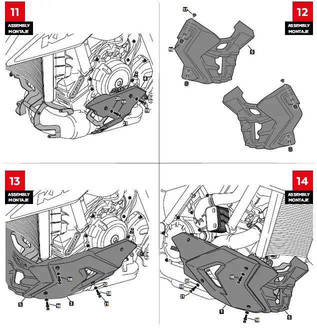 RevZilla KTM 1290 SUPERDUKE R 20 Puig Engine Spoiler-7