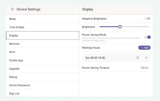Yealink RoomPanel 8-Inch Multi-Functional Meeting Room Schedule Panel FIG (8)