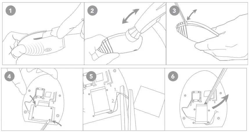FOREO LUNA 4 Go Facial Cleansing and Firming Device - BATTERY REMOVAL
