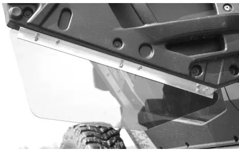 FALCON RIDGE HO-TALON-4-DP01 Honda Talon 1000X4 Lower Door Inserts-fig3