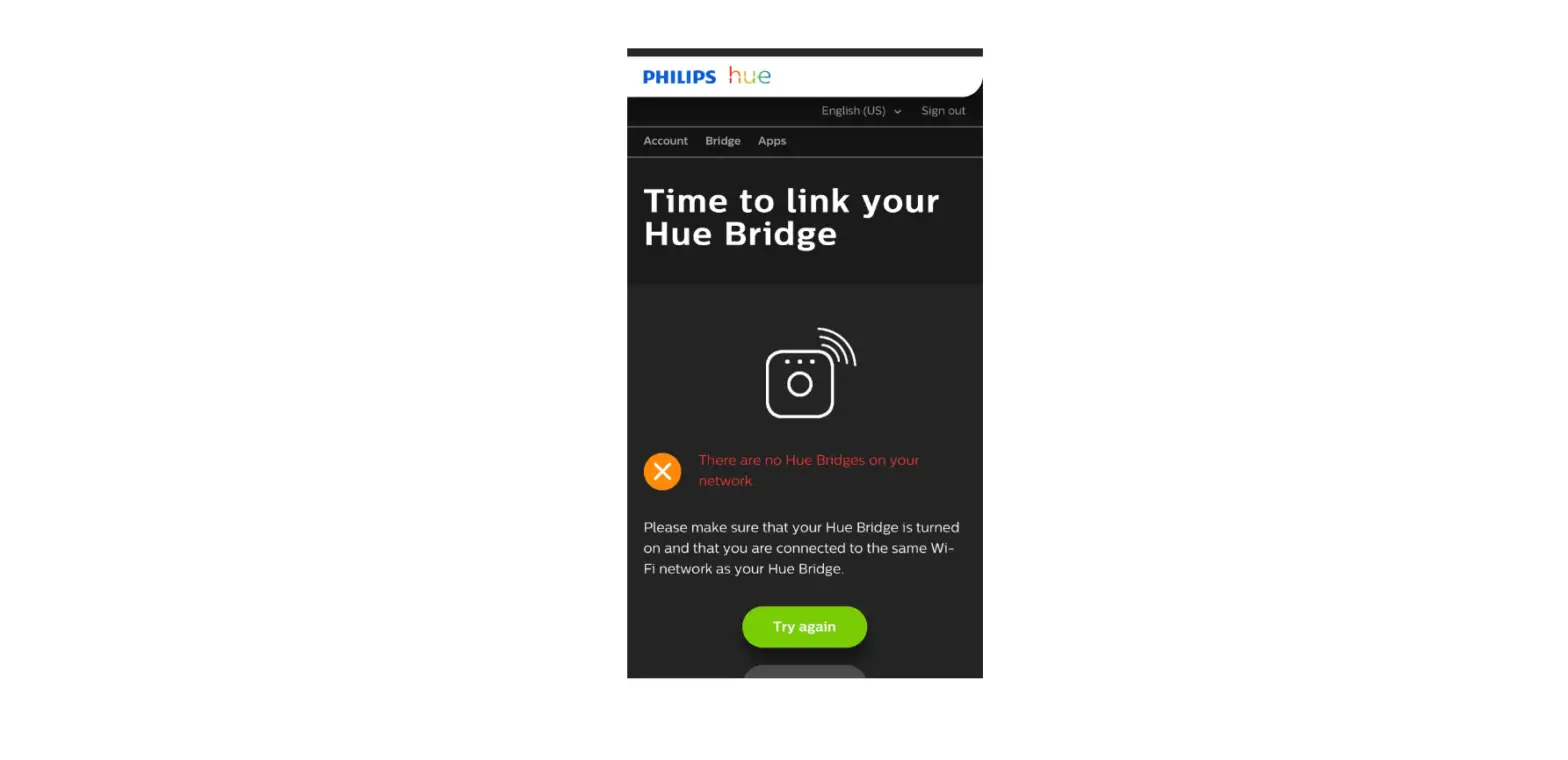 Philips Hue Bridge Account And App User Manual