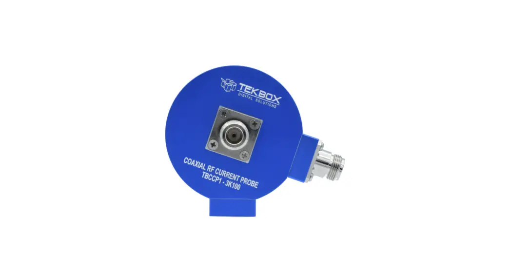 Tekbox Tbccp1-3k100 Coaxial Rf Current Monitoring Probe Instruction Manual Tekbox Tbccp1-3k100 Coaxial Rf Current Monitoring Probe Instruction Manual