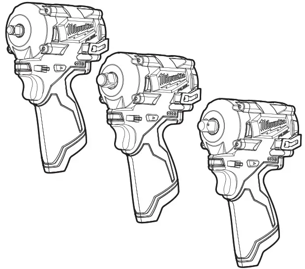 milwaukee M12 Fuel Impact Wrench - Cover