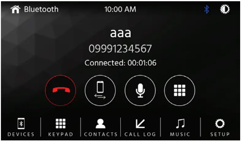 Making and Ending a Call