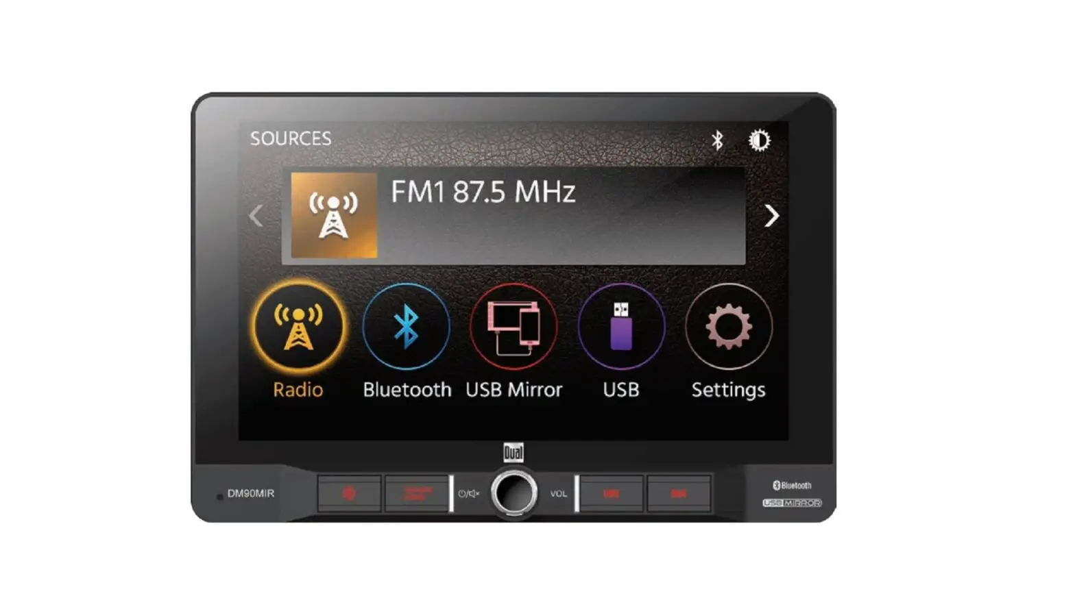 Dual Dm90mir Touchscreen Bluetooth Multimedia Car Stereo Receiver User Guide