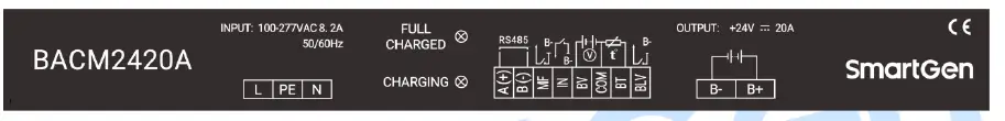 SmartGen BACM2420A Battery Charger fig 4