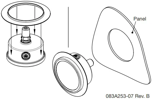 Type 8008A Trim Ring Kit diagram