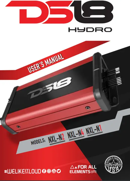 DS18 HYDRO NXL-N2 Ultra Compact Digital Amp