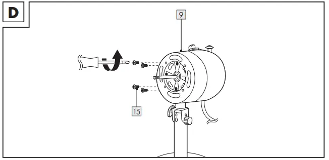 SILVERCREST-STVM-30-B2-Desk-Fan-Instruction-FIG-4