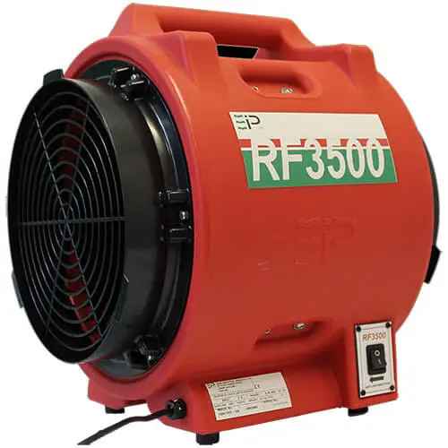 Puravent RF3500 High Velocity 3000 CFM Drying Fan & Air Mover - Cover