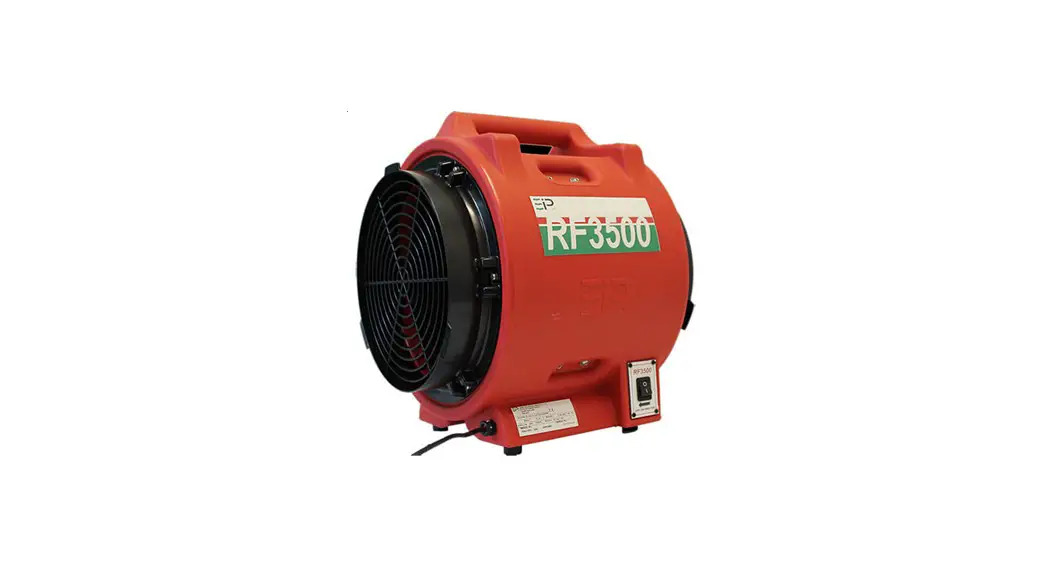 Puravent Rf3500 High Velocity 3000 Cfm Drying Fan & Air Mover User Manual