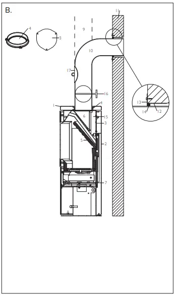 Hwam 3110 Wall Hung Stove-fig3