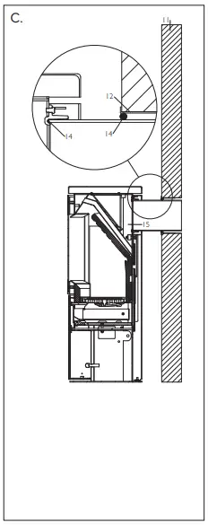 Hwam 3110 Wall Hung Stove-fig4