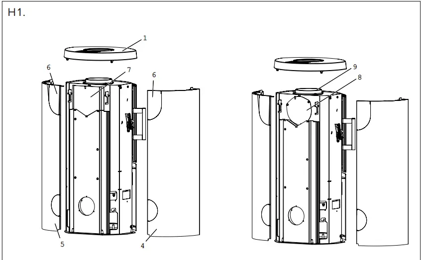 Hwam 3110 Wall Hung Stove-fig9