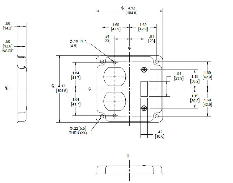 RACO 906C Duplex-Toggle Exposed Work Cover-2