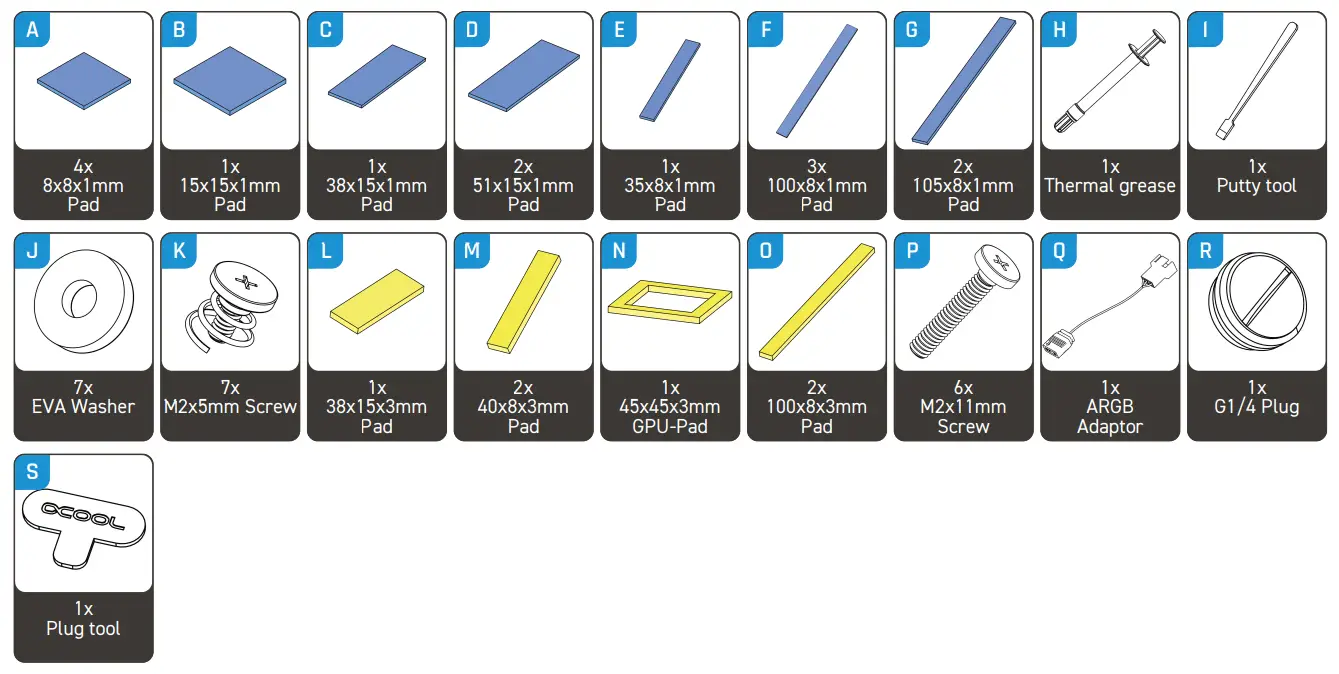 Alphacool 13476 Ice Block Aurora Geforce RTX 4090 Aorus Master - Fig