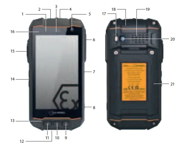 i safe MOBILE M53A01 Mining Smartphone