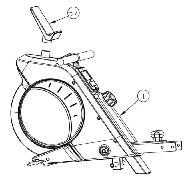 YOSUDA H 185 Magnetic Rowing Machine - fig 1