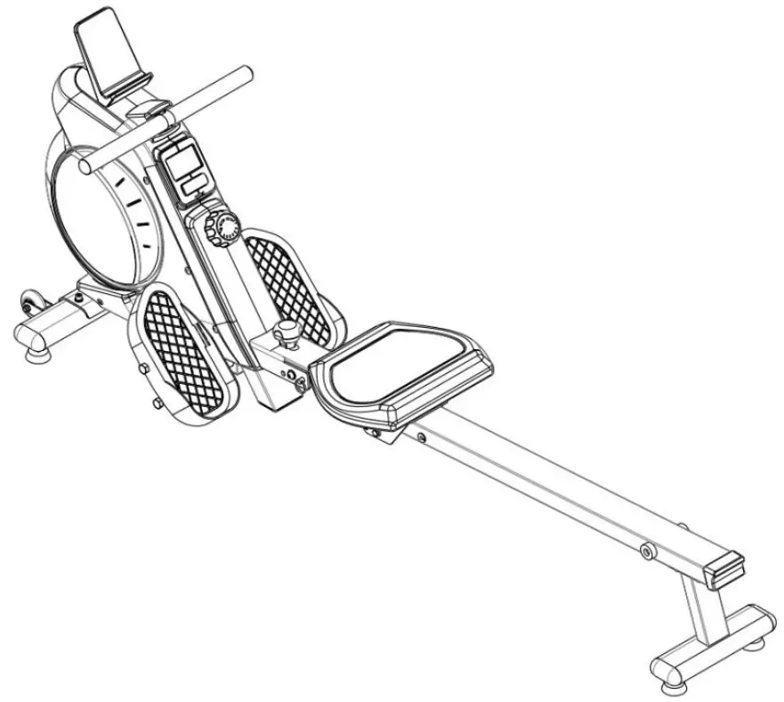 YOSUDA H 185 Magnetic Rowing Machine - fig 10