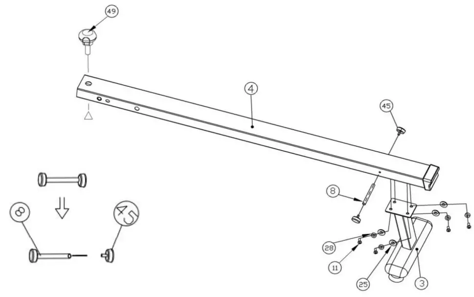 YOSUDA H 185 Magnetic Rowing Machine - fig 4