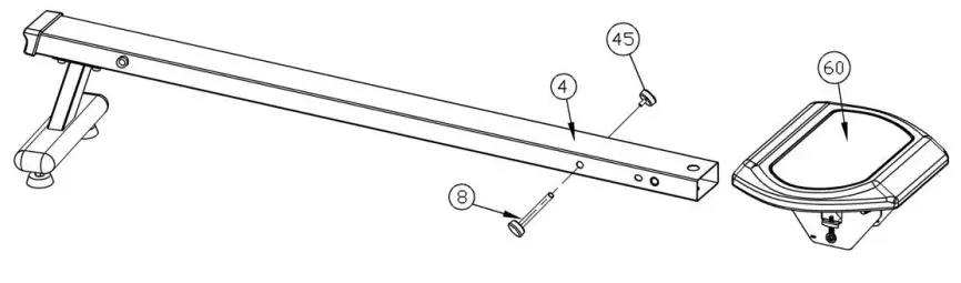 YOSUDA H 185 Magnetic Rowing Machine - fig 5