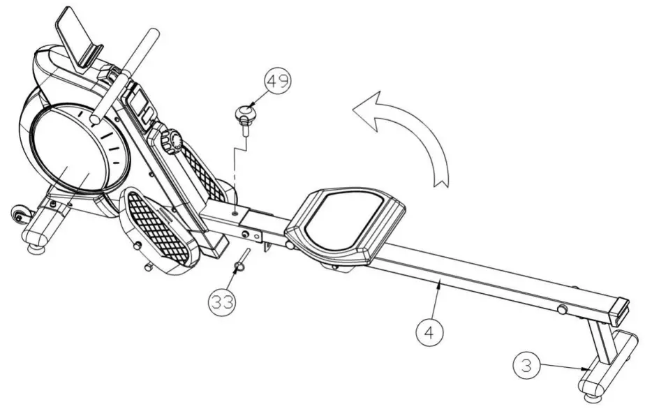 YOSUDA H 185 Magnetic Rowing Machine - fig 7