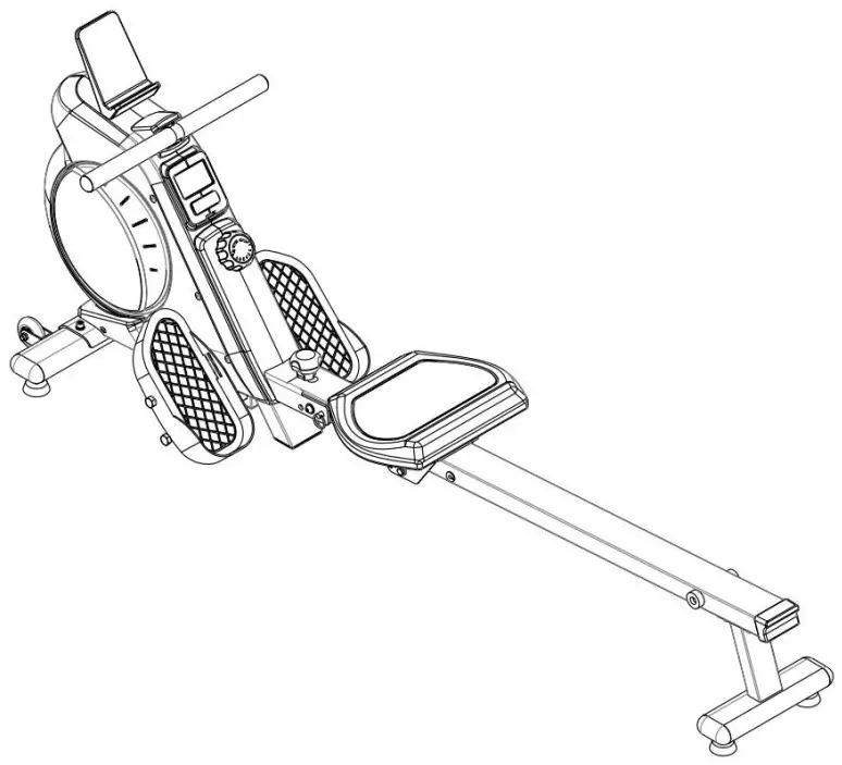 YOSUDA H 185 Magnetic Rowing Machine