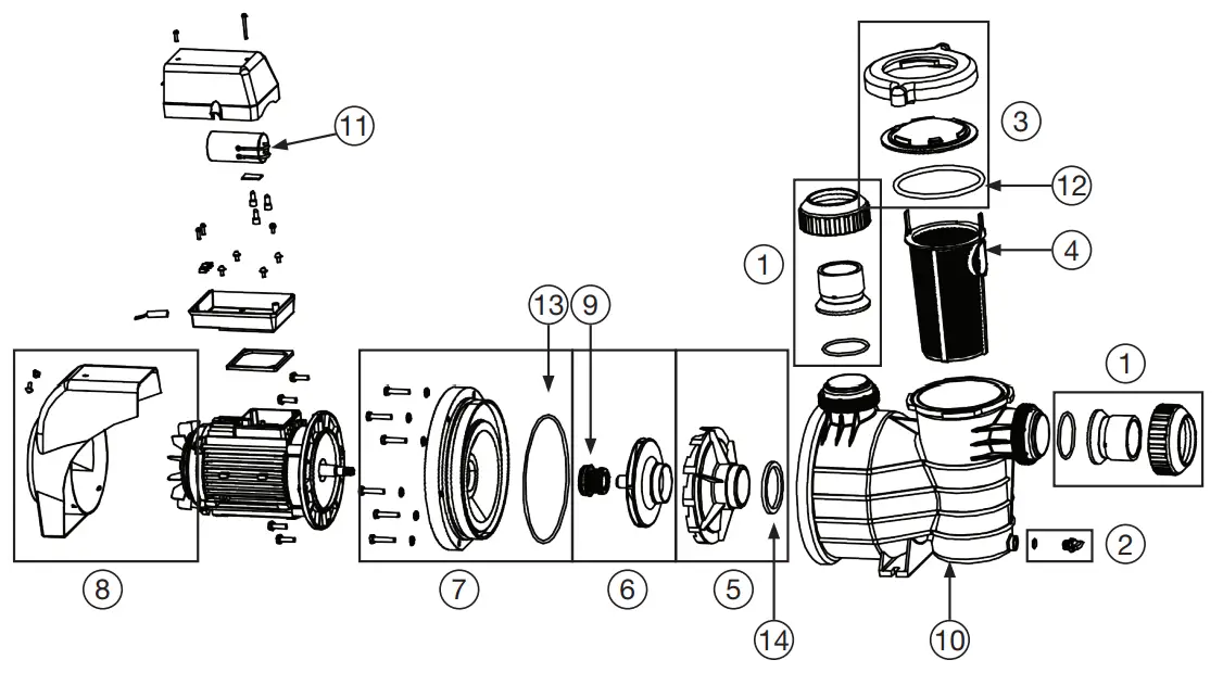 DAVEY DSF750 StarFlo SF Pool Pumps - fig 3