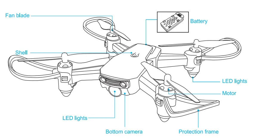 4DRC- 4D-V15-Drone-with-1080P-Camera-FIG-2