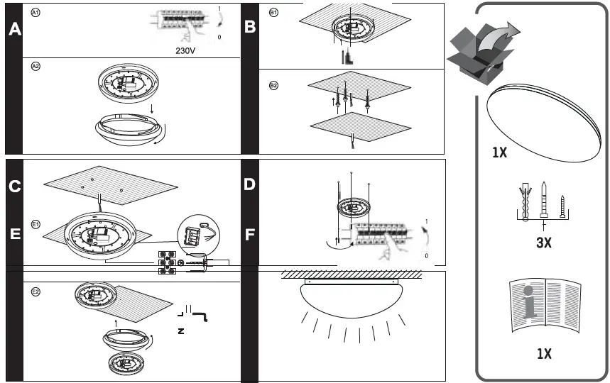 SHADA 810519 LED Ceiling Light-01