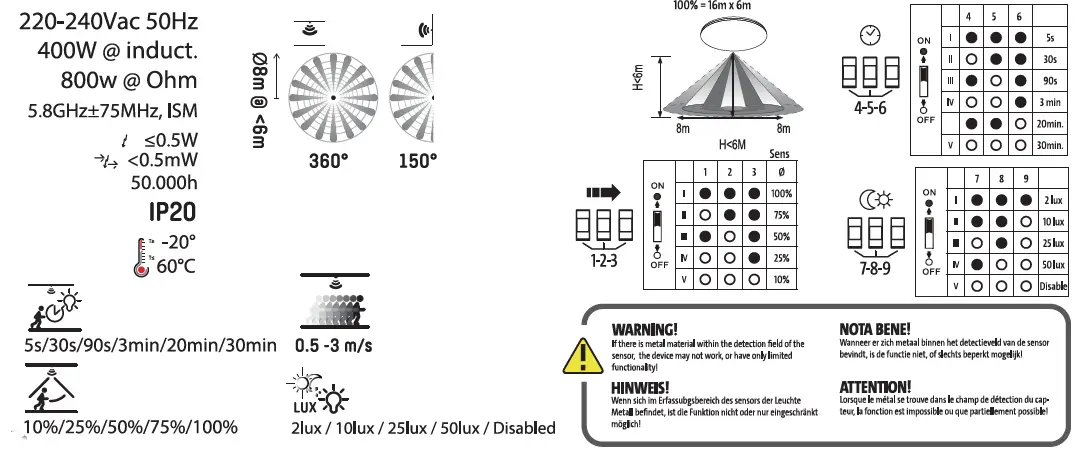 SHADA 810519 LED Ceiling Light-02