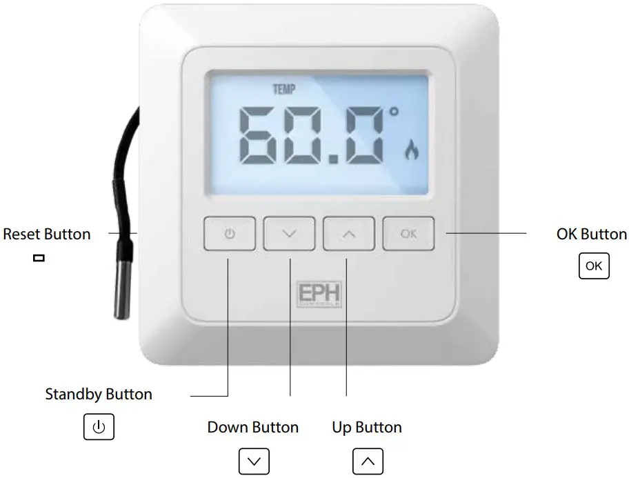 EPH CONTROLS CDC2 Cylinder Room Thermostat - FIGURE 2