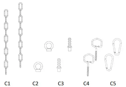 Dr Infrared Heater DR 268 Carbon Infrared Heater with Temperature Control - Chain mounted accessories parts