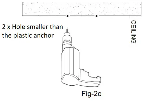 Dr Infrared Heater DR 268 Carbon Infrared Heater with Temperature Control - Mounting step 2
