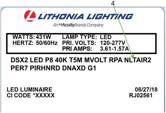 Acuity Brands Legacy DSX2 LED Area Luminaire A02a