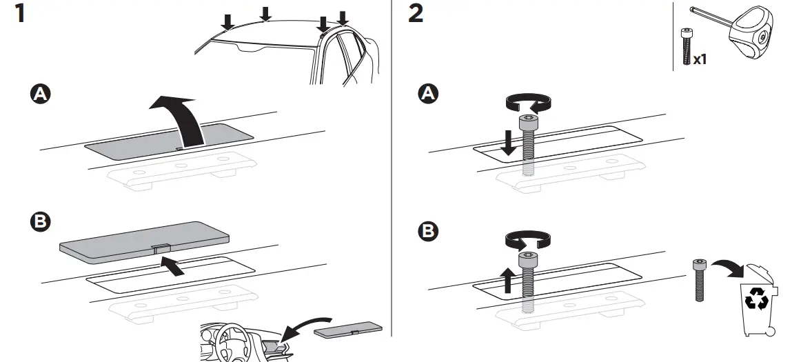 THULE 187142 Custom Mounting Kit 4