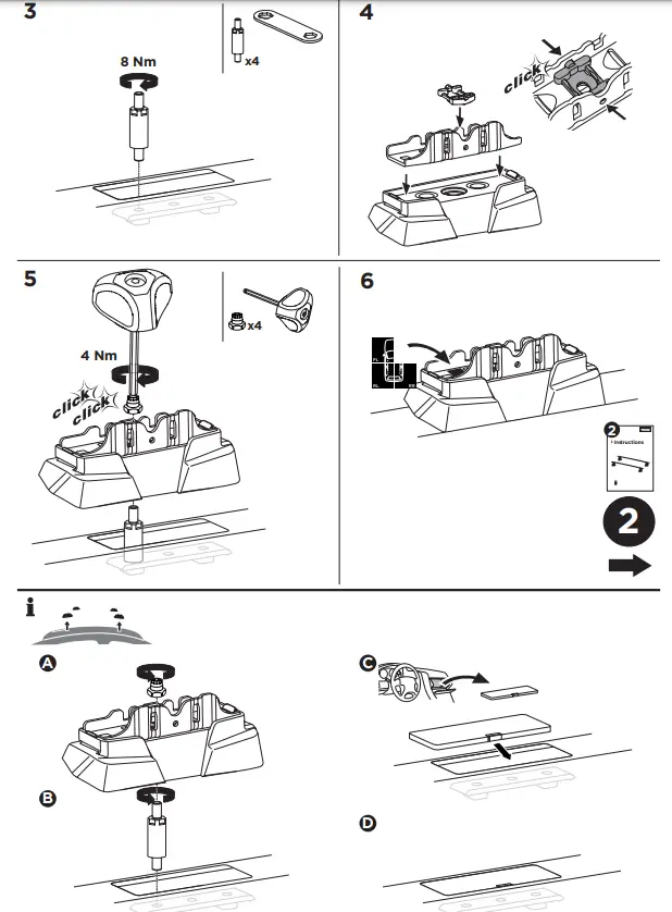 THULE 187142 Custom Mounting Kit 5