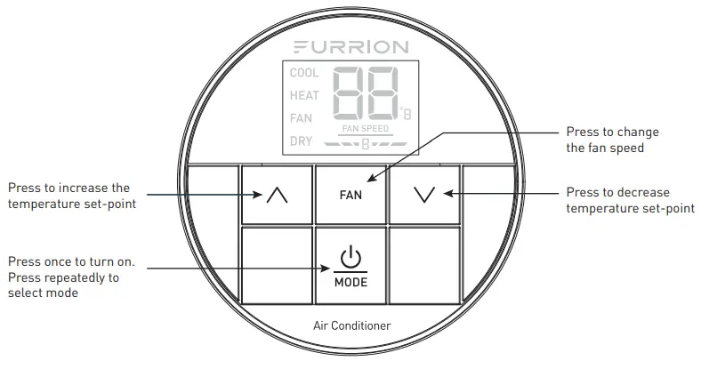 FURRION FACW12SA-BL Single Zone Basic -