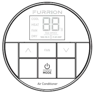FURRION FACW12SA-BL Single Zone Basic - To turn On
