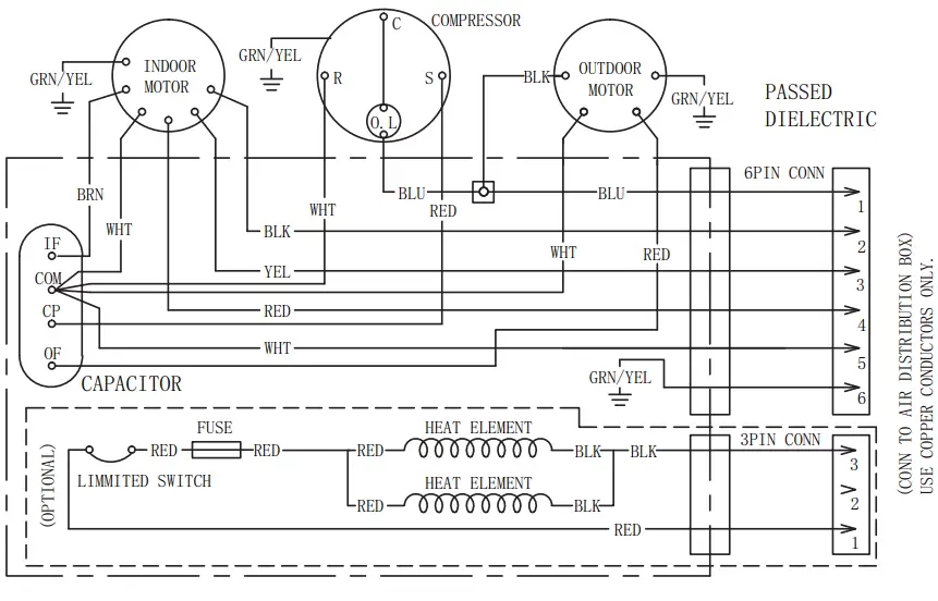 FURRION FACW12SA-BL Single Zone Basic - Wiring Diagram
